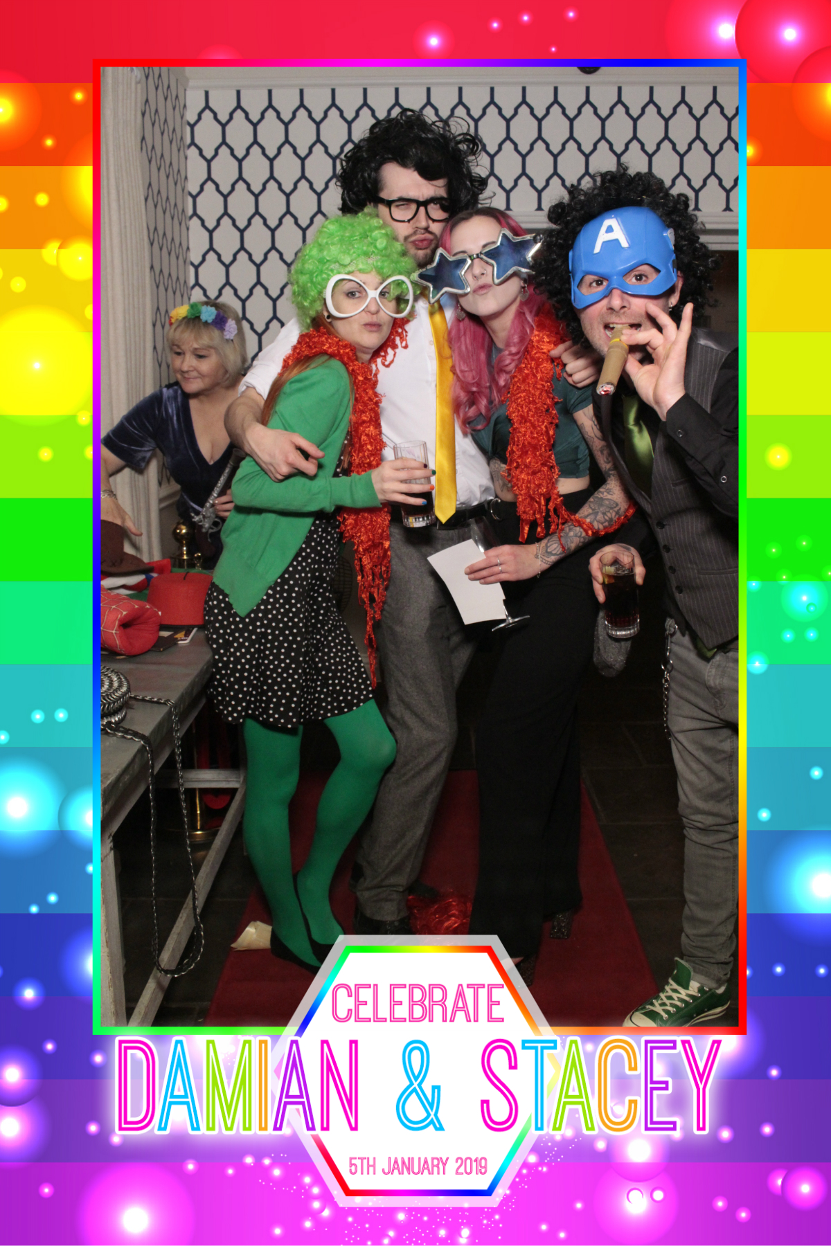Damian and Stacey's Wedding | View more photos from the event at gallery.myphotoboothexperience.co.uk/u/MyPhotoBoothExperienceLtd/Damian-and-Staceys-Wedding
